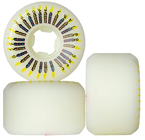 OJ Elite Jordan Tay Original Hardline Skateboard-Rollen, 99 A, Weiß, 54 mm