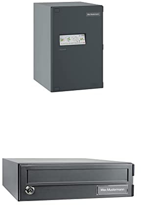 BURG-WÄCHTER Paketbox eBoxx für draußen, für alle gängigen Paketdienste, Witterungsbeständig + Paketbox eBoxx für draußen, für alle gängigen Paketdienste, Witterungsbeständig, Anthrazit