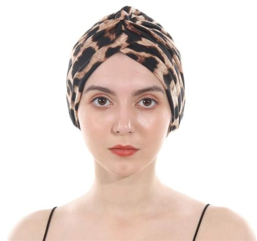 YEHUDAF LEE Turbane für Damen–Elastische Kopftücher Chemo/Bandana Damen–Bequeme Kopfbedeckung(Mehrfarbig)