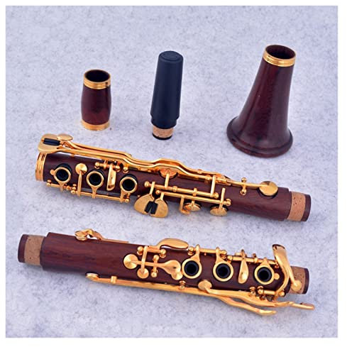 Klarinettensatz Deutsche Klarinette Bb Redwood Holz 20 Tasten Türkisches Palisander Für Anfänger (Color : 2)