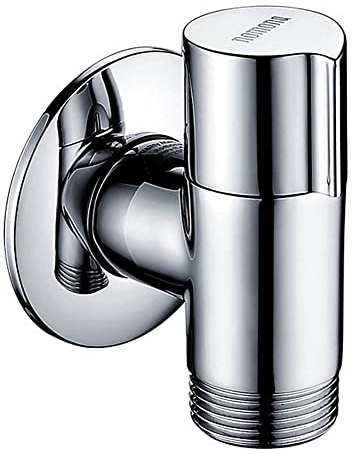 nomona Appliance Valve für Geschirrspülmaschinen, Wand-Eckventil für Geschirrspüler, Wasseranschluss G1/2 auf G3/4 (Chrome)