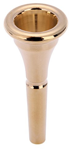 YIWENG Waldhorn Mundstück Kupferlegierung Remasuri/Golden Durable stilvolle,Hornmundstücke