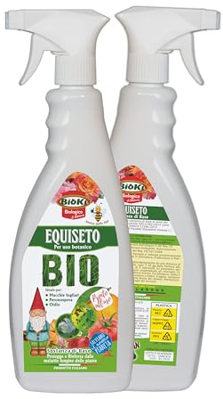 Bioki® Decotto di equiseto con azione di controllo delle malattie fungine pronto all'uso da 650 ml. 100% naturale che rispetta l'ambiente, l'uomo e gli animali domestici Residuo Zero