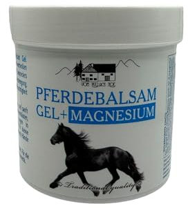 DEMERGY® Crème au Magnésium pour le Soulagement des Inconforts Musculaires et Articulaires Baume pour Cheval pour Soulager les Maux de Dos Enrichie en Huiles Essentielles Naturelles, Massages Thérapeu