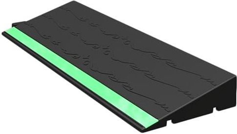 LYUCAYHQ Schwellenrampe, Rollstuhlrampen, Bordsteinrampe, Rampen für Stufen, Rollstuhlrampe Türschwelle, Treppenrampe, Rampen für Rollstühle(Black,30 * 10 * 4cm/12 * 4 * 1.6in)