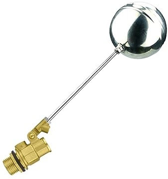 Motorisiertes Kugelventil Schwimmerventil 1/2 3/4 1 Messing Schwimmerventil Wasserturm Wassertankventil Wasserstand Durchfluss Automatisches Steuerventil Sicher und zuverlässig(1/2)