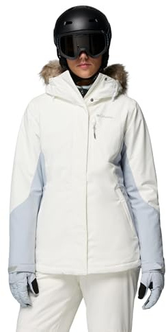 Columbia Women's Ava Alpine 2 Insulated Jacket, Ski Jacket, Sea Salt/Cirrus Grey, Small