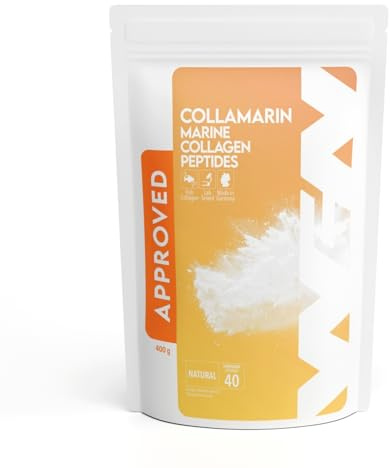 WFN Approved Collamarin - Marine Kollagen Pulver - 400g Geschmacksneutral - Bioaktive Collagen Hydrolysat Peptide Typ 1 & 3 aus Fisch - Produziert & Laborgeprüft in Deutschland