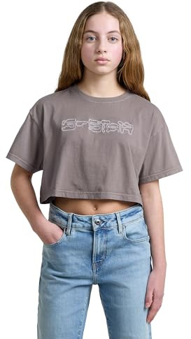 G-Star Boxy Cropped Tee SS G Maglietta Bambine e Ragazze