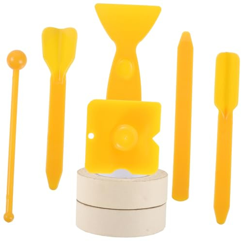 Set di Strumenti per Sigillante in Plastica Ergonomica, 8 Pezzi | Finitura Precisa per Bagno e Cucina, Impugnatura Comoda, Riutilizzabile, Adatta a Giunti e Bordi