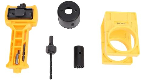 Fabater Türschloss-Installationssatz, Professionelles Mehrzweck-Stemmwerkzeug aus Gelbem Kohlenstoffstahl für 1-3/8 Zoll und 1-3/4 Zoll Dicke Türen