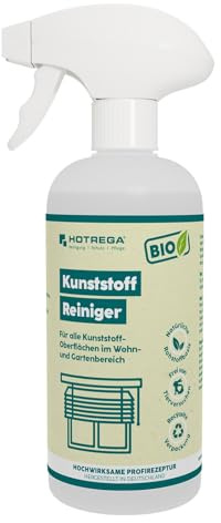 HOTREGA BIO Kunststoff-Reiniger 500ml Bioreiniger, Kunststofffensterreiniger, Möbelreiniger