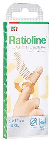 Ratioline elastic Fingerverband 2 x 12cm, 10 St