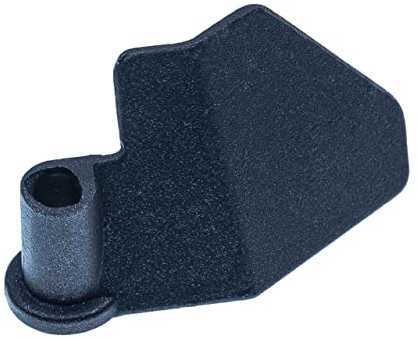 vhbw Universal Knethaken für Brotbackautomat z.B. kompatibel mit Ariete, Kenwood - Rührhaken, 6,5 x 3,8 cm, Aluminiumlegierung, Schwarz