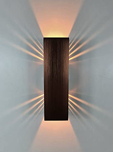 SpiceLED Wandleuchte ShineLED Kupfer Edition - Indirekte Beleuchtung mit Schatteneffekt - dimmbare Up & Down Wandlampe - 2700 Kelvin - 6W - Lichtfarbe Warmweiß