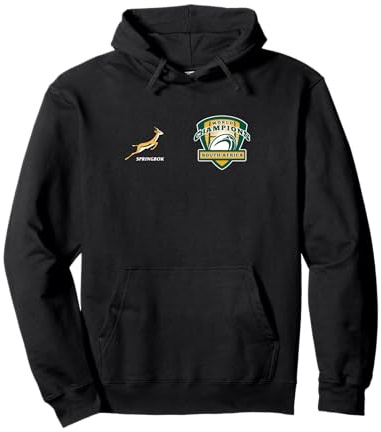 Champs du monde de rugby Springbok Bokke Afrique du Sud Sweat à Capuche
