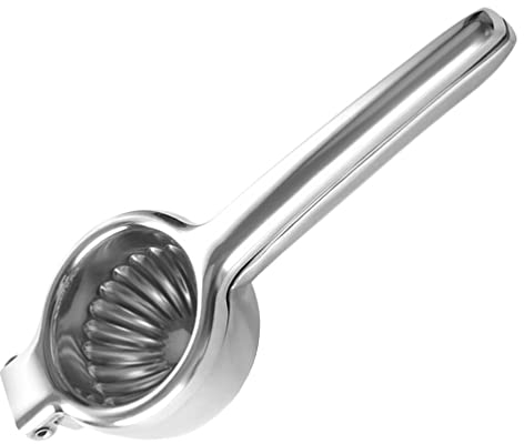TOPBATHY Manual Lemon Squeezer Handheld Fruit Juicer Stainless Steel Kitchen Juicer for Lemon Juicing at Home Outdoor