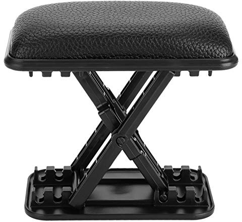 Tomotato Armlehne Auto Universal, Armlehnen Polster Auto, PU Leather, Armauflage Autotür Links, 165 x 80 mm, für Lange Fahrten und Autofahrten