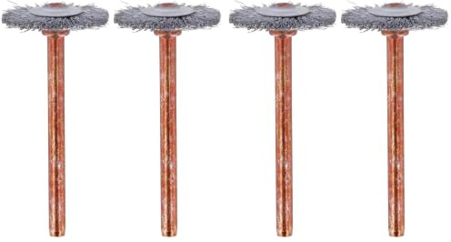 Dremel 530 Stainless Steel Brush Accessory Set, 2 Brushes (19 mm) for Cleaning Corrosive Resistant Materials (Pack of 2)