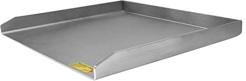 BABOSSA Grill Plancha aus V2A Edelstahl 39.6 x 42.5 cm – Erstklassige Verarbeitung & perfekte Hitzeverteilung – kompatibel mit Burnhard Earl Edition – Teppanyaki Platte 100% Made in Germany