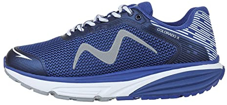 MBT Colorado X Zapatillas de Deporte para Hombre Estilo Moderno. Deportivas para Correr Anatómicas y Cómodas. Calzado Fisiológico Confort y Estabilidad con Suela Curva. Sneakers Running. Color Gris