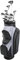Wilson Golf Clubs, Player Fit Complete Set, Incl. Cart Bag Golf Bag, Graphite, For Women