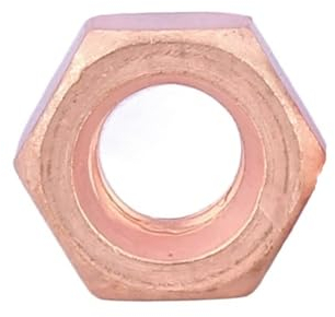 M3M4 M5M6 M8M10M12M14M16~M22 Kupfer Sechskantmutter Rote Kupfermutter Leitfähige Leitungsmutter Unterlegscheibe Sicherungsschraubkappe Kupfer (Size : M22 (1Pcs))
