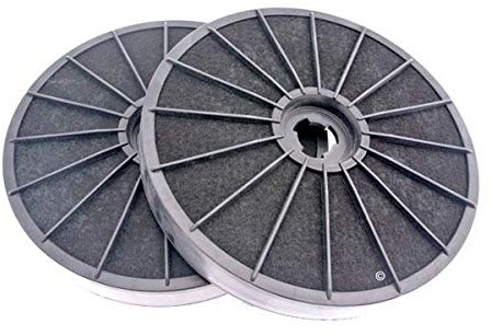 SOS Accessoire Pack of 2 DKF7 Carbon Filters Compatible with Kompatibel Miele Cooker Hood 4965503