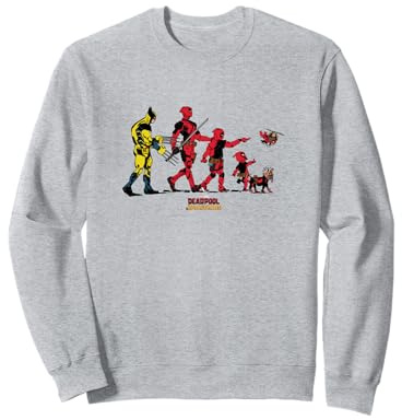 Marvel Deadpool & Wolverine Deadpool Variants Street Walk Sweatshirt