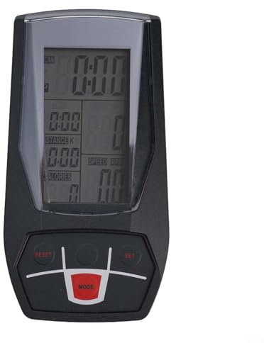 Exercise Bike Monitor Speedometer, For Measure Time, Instantaneous Speed, Calories, Distance, Heart Rate, For Most Stationary Bikes, Gym Accessories