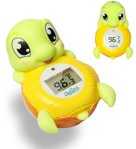 Backstroke Sea Turtle Baby Bath Thermometer,The Infant Baby Bath Floating Toy Safety Temperature Water Thermometer, BPA Free, New Baby Essentials