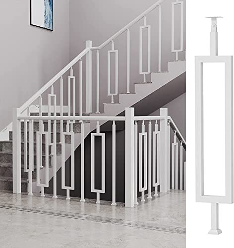 Geländersystem, Treppenspindel, Handlauf, Geländersystem, Innentreppe, Säulen-Set, 85 cm/95 cm hoch, 8 Stück