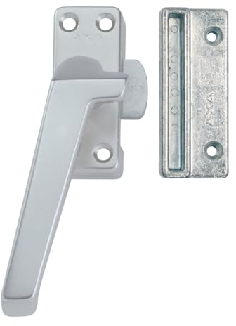 AXA Fenstergriffe - 3302 - Fenstersicherung - Links drehend | nicht abschließbar, Aluminium