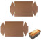 2 Pièces Papier Cuisson Reutilisable,Papier Sulfurisé,Feuille de Cuisson Reutilisable,Tapis de Cuisson pour Four Poêle,Film de Cuisson Permanent,Moule À Caisse,Résistant la Chaleur,Lave-Vaisselle