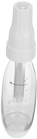 Amosfun Fizzy Drink Machine Carbonated Drink Makers Manual Hand Operated Explosion-Proof Bottle for DIY Juices Home Bar Coffee Shop White