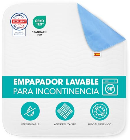 Ôhm Alèse Imperméable Lavable 75x90cm, Lot de 2 – Incontinence Adulte