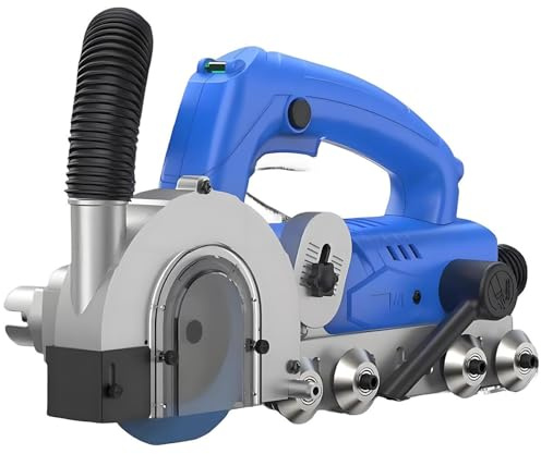 GmhXylophyte Tile Joint Cleaner - 1200w Electric Tile Seam Cleaning Machine with 9000 RPM, Built-in Dust Collection for Efficient Tile Gap Cleaning, for Caulking Agent D