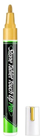 Stylo Marqueur De Pierre Tombale Doré Pour Restaurer Les Inscriptions Funéraires Décolorées, Stylo De Retouche Pour Pierre Imperméable Et Résistant Aux UV, Marqueurs De Peinture À Base D'huile