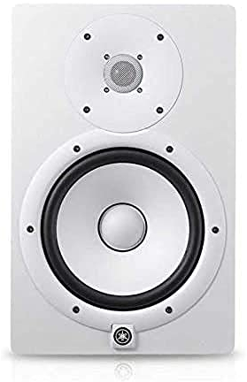 Yamaha HS8, Cassa Studio Monitor Amplificato, Monitor da Studio Attivo Bass Reflex a 2 vie Bi-amplificato per produttori, DJ e musicisti, Bianco