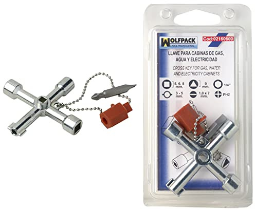WOLFPACK LINEA PROFESIONAL Llave De Cabina - Agua, Gas, Electricidad