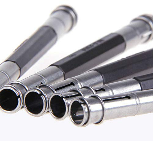 akakStoreAZB 5 Stück pro Set verstellbar praktischen, doppelten Kopf Bleistift Extender Halter Bleistift 2 Länge Extender Halter für Schule, Büro, skizzieren, Kunst, Schreiben