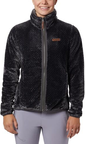 Columbia Damen Fire Side Ii Sherpa Fz Fleecejacke, Grau (Shark), XL