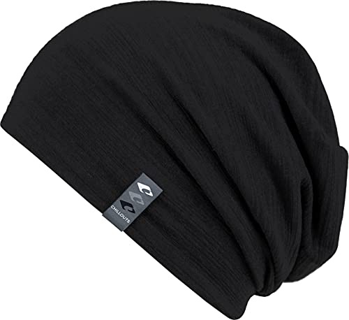 CHILLOUTS Skive Hat, Longbeanie, Einheitsgröße OneSize, Unisex Mütze, schwarz