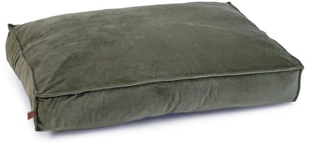 Designed by Lotte Nalino Liegekissen, Hund, Samt, Grün, 100x70x15 cm