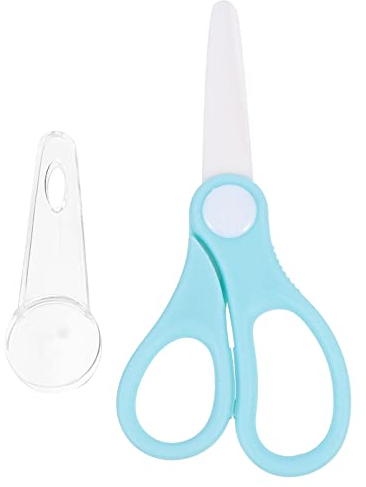 Scicalife Portable Alimentaire Ciseaux en Céramique Cisailles pour Cuisine Salle de Classe Artisanale pour Animaux De Compagnie Cheveux Pizza De Coupe De Légumes À Découper Outil avec