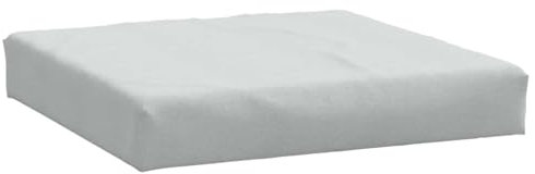 vidaXL Cojín para sofá de palets Tela Gris Claro Melange 60x60x9,5 cm, cojín palets, cojín de jardín, cojín de Silla, cojín, cojín de Exterior