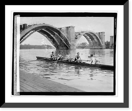 Historic Framed Print, Potomac Boat Club intermediate Sig, 17-7/8 x 21-7/8