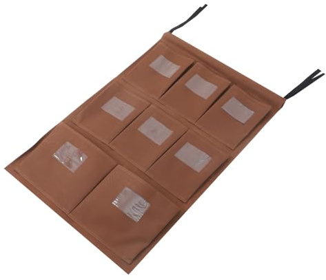 Bolsa de Limpieza de Tela Oxford Café para Carrito de Limpieza
