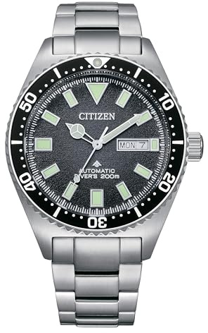 Citizen Promaster Dive - Orologio automatico da uomo, in acciaio inox, con 3 lancette e data, luminoso, 41 mm