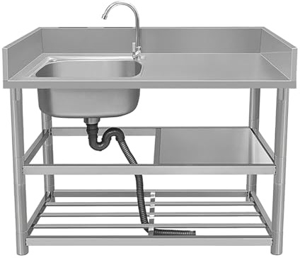 Fregadero de Cocina de Acero Inoxidable de Doble cubeta Duradero: fácil de Limpiar, Reduce el Ruido, diseño Empotrado Moderno, Ideal para cocinas Familiares, construcción